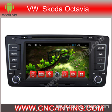 Car DVD Player for Pure Android 4.2.2 Car DVD Player with A9 CPU Capacitive Touch Screen GPS Bluetooth for Vw Skoda Octavia (AD-7038)